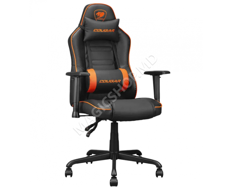 Игровое кресло Cougar Fusion S, обтянутое ПВХ-кожей